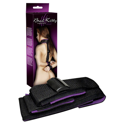 Bad Kitty Purple Box Neck & Arm Restraints